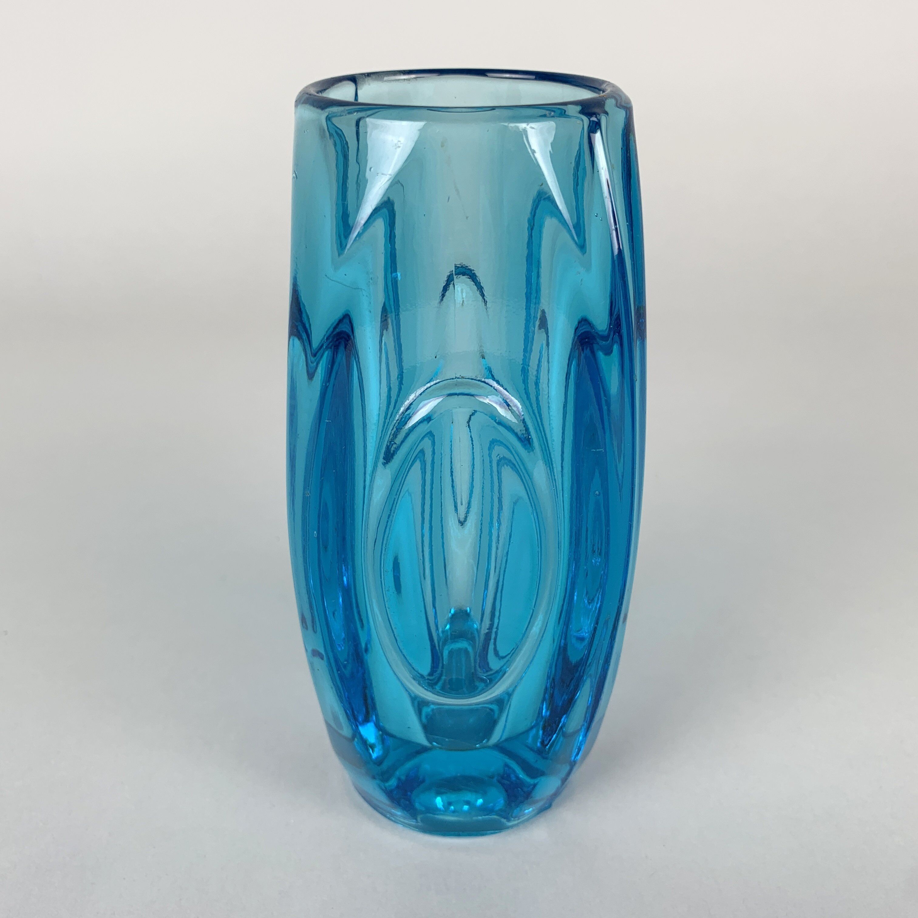 Glass Vase by Rudolf Shrotter for Sklo Union, 1950's