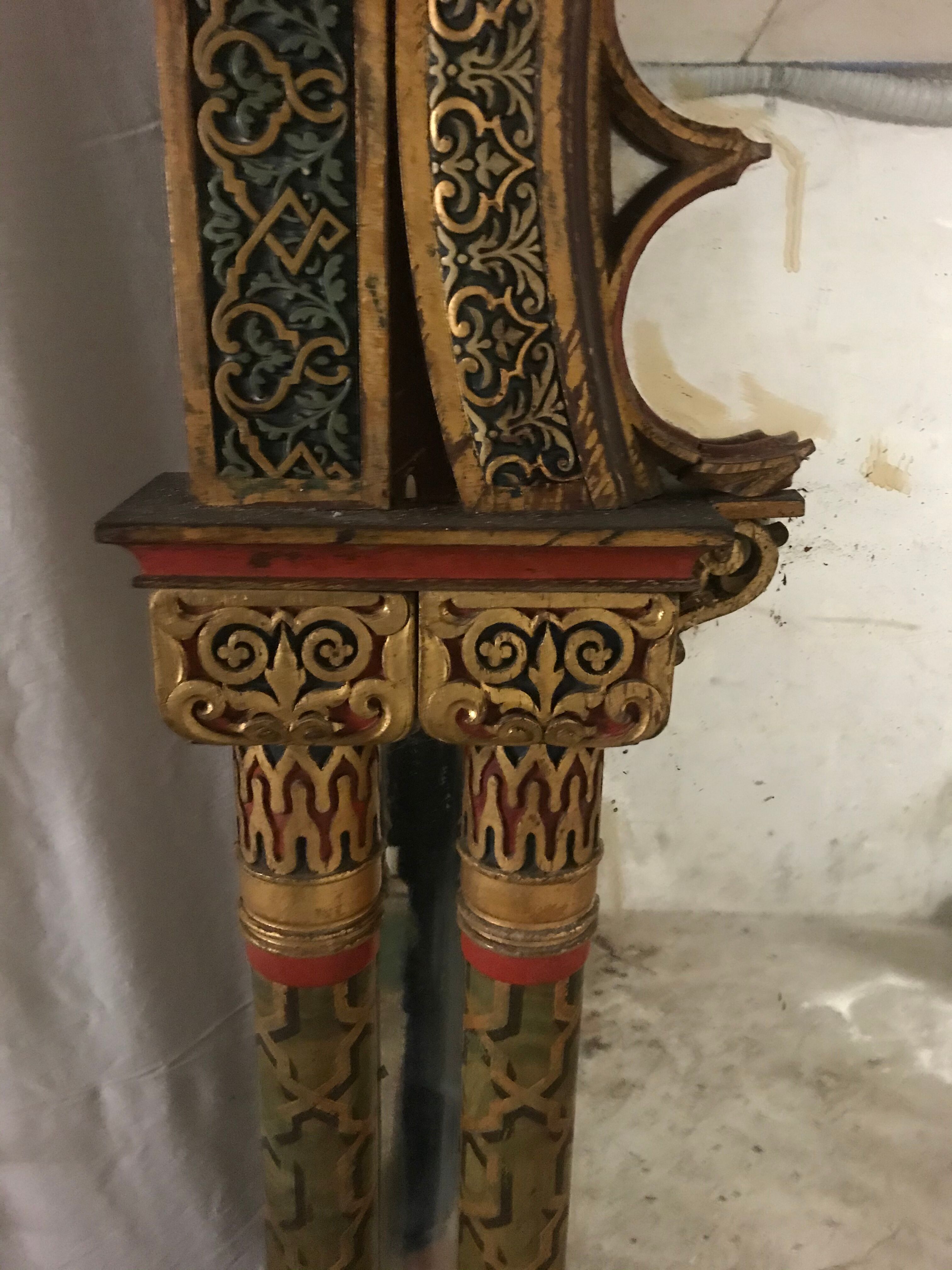 Old Radjastan mirror arch 190x120 cm