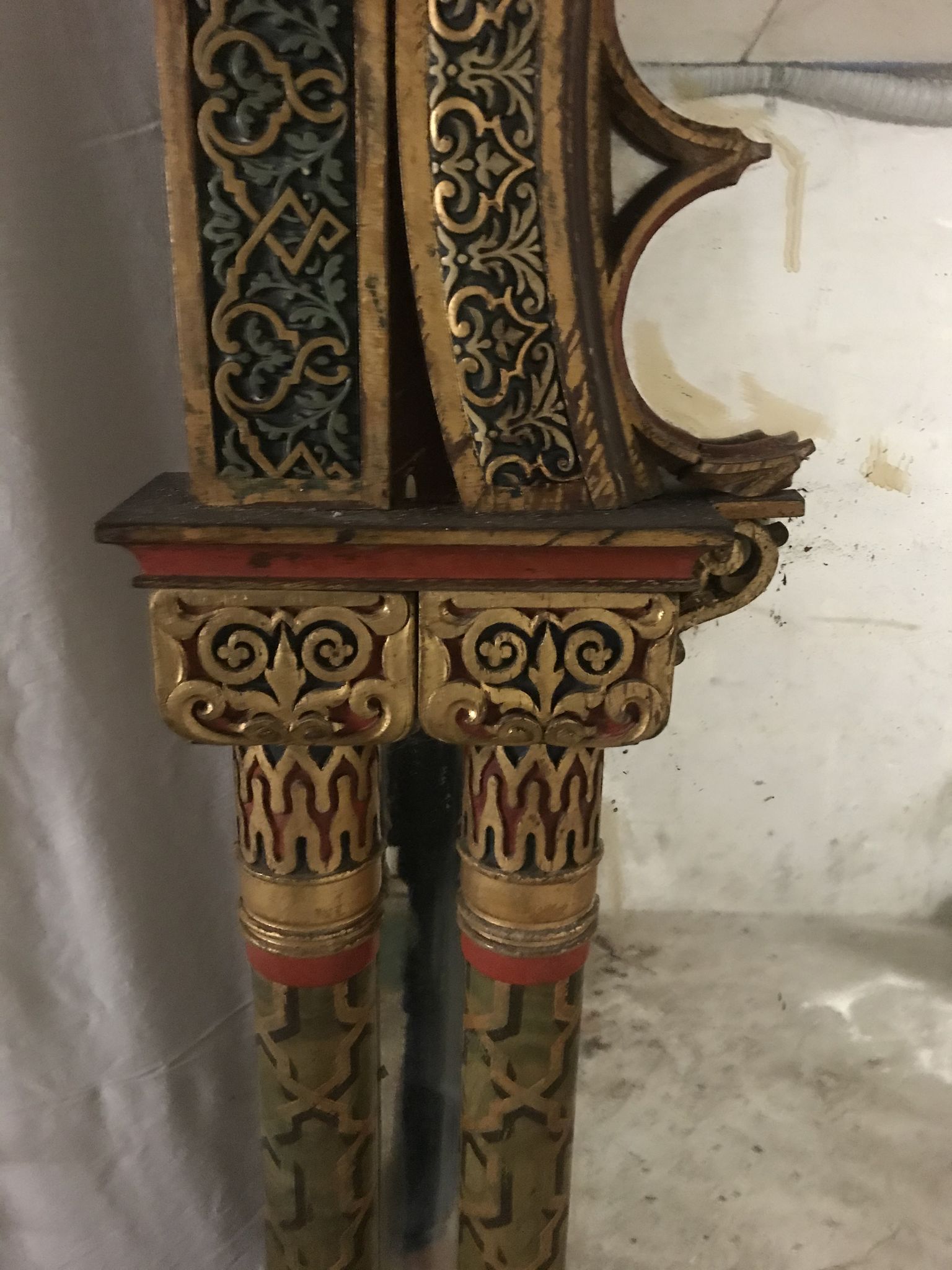 Old Radjastan mirror arch 190x120 cm