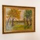 Oil on canvas - Landscape by the water - Signed M.G. Stéphan – 77x62cm