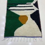 Traditional handmade beni ouarin rug size 150 x 250 cm