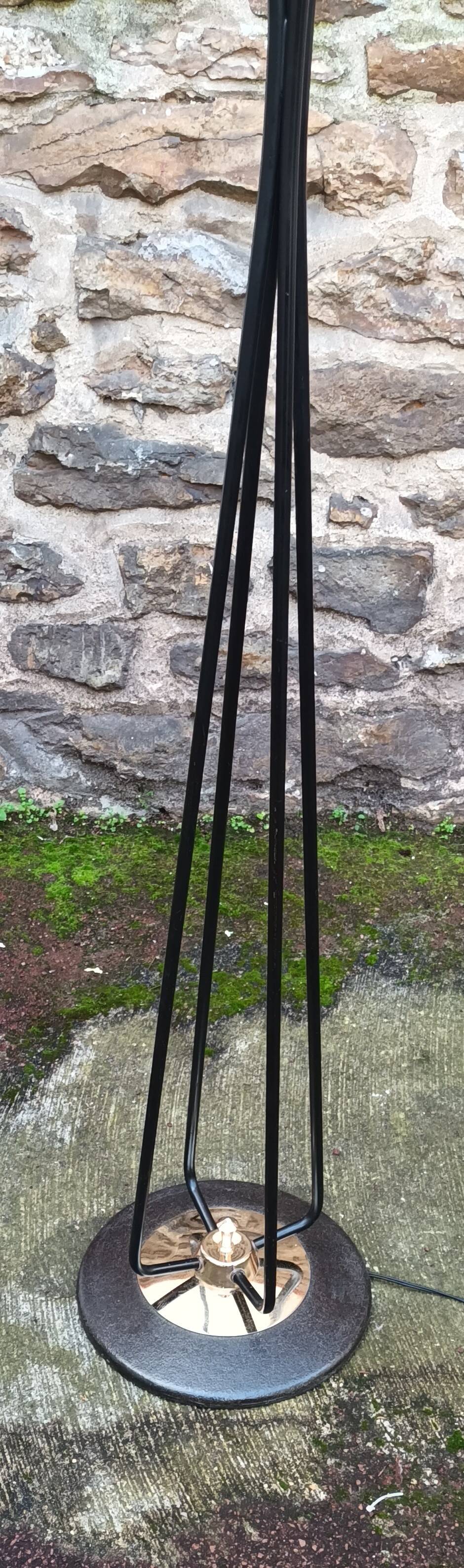 Four-light floor lamp from the Lunel house, 1950s.