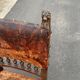 5 chaises Henri II en bois massif et cuir néo renaissance XIXème siècle
