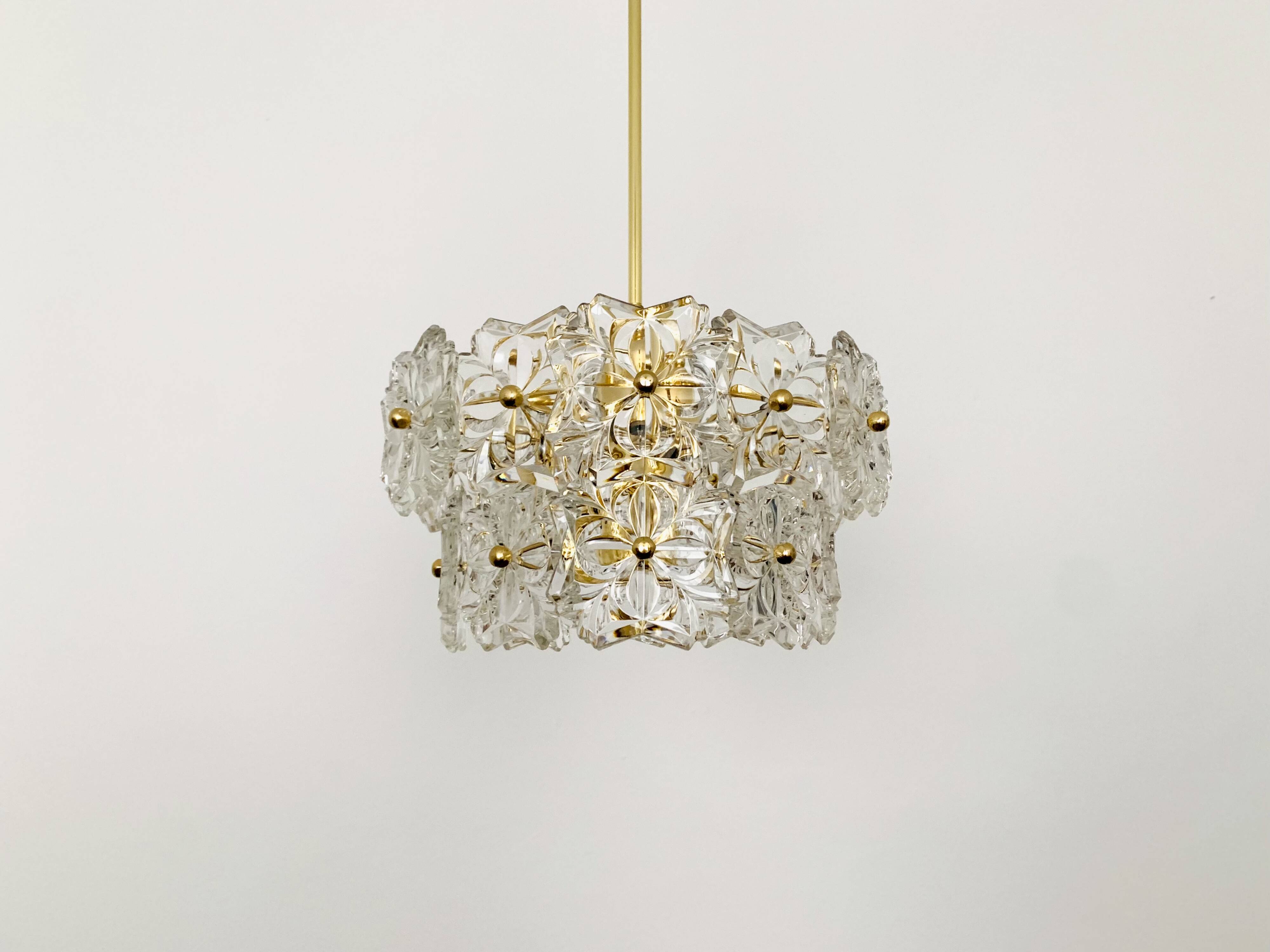 Crystal Glass Chandelier by Sölken