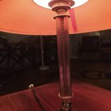 Louis XVI bedside lamp with its lampshade