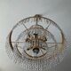 Crystal grapevine waterfall chandelier