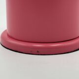 Miroir vintage fuchsia style rouge à lèvres en plastique et verre, Italie, années 1970