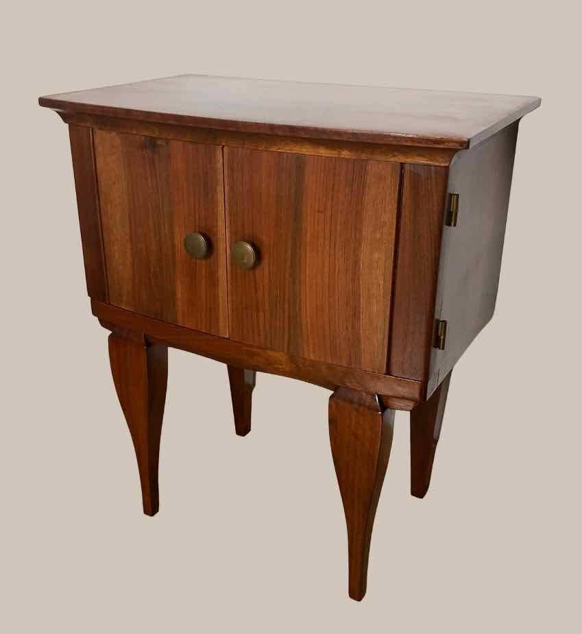 Table de chevet vintage pieds fuseau