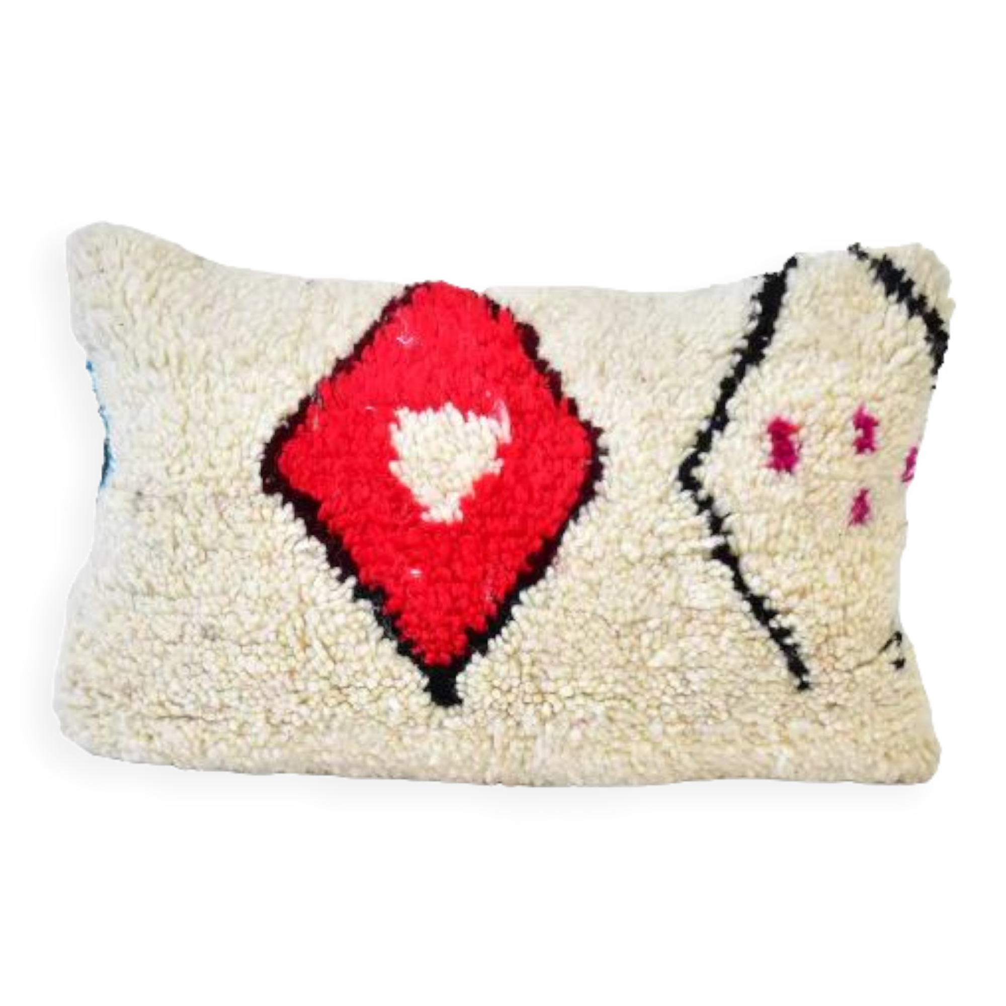 Colorful Moroccan carpet pillow 53x35cm
