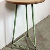 Green Industrial Workshop Stool, 1960s