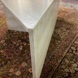 Travertine coffee table