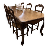 Dining room table and 6 chairs