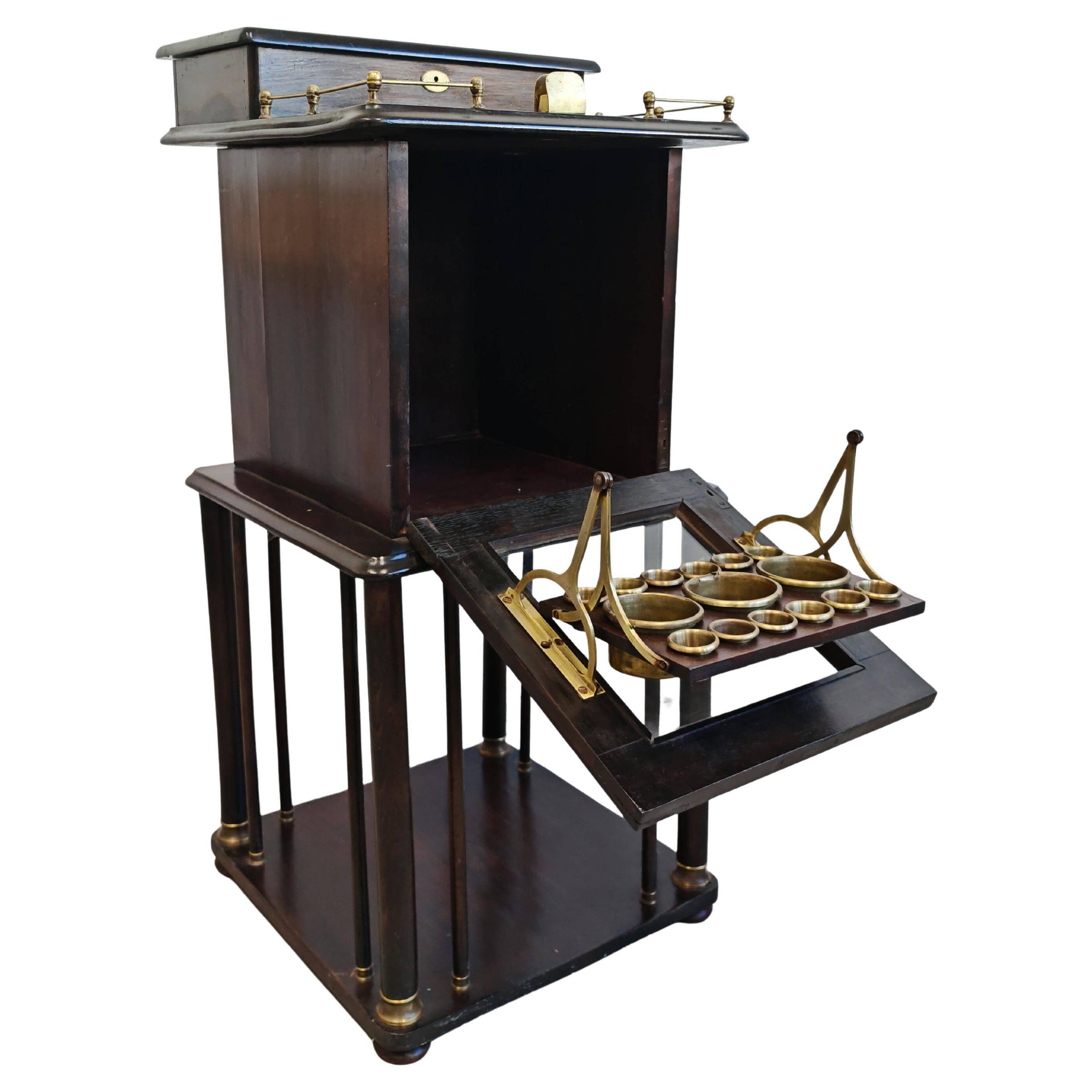 Antique Jugendstil Cigar Humidor Buffet circa 1910