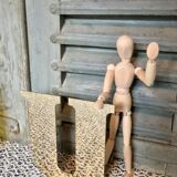 Vintage brass sign letter