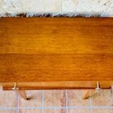 Vintage bedside table on compass legs, 1950 ́s