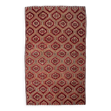 6x10 Geometric Pattern Vintage Kilim Rug, 188x309 Cm