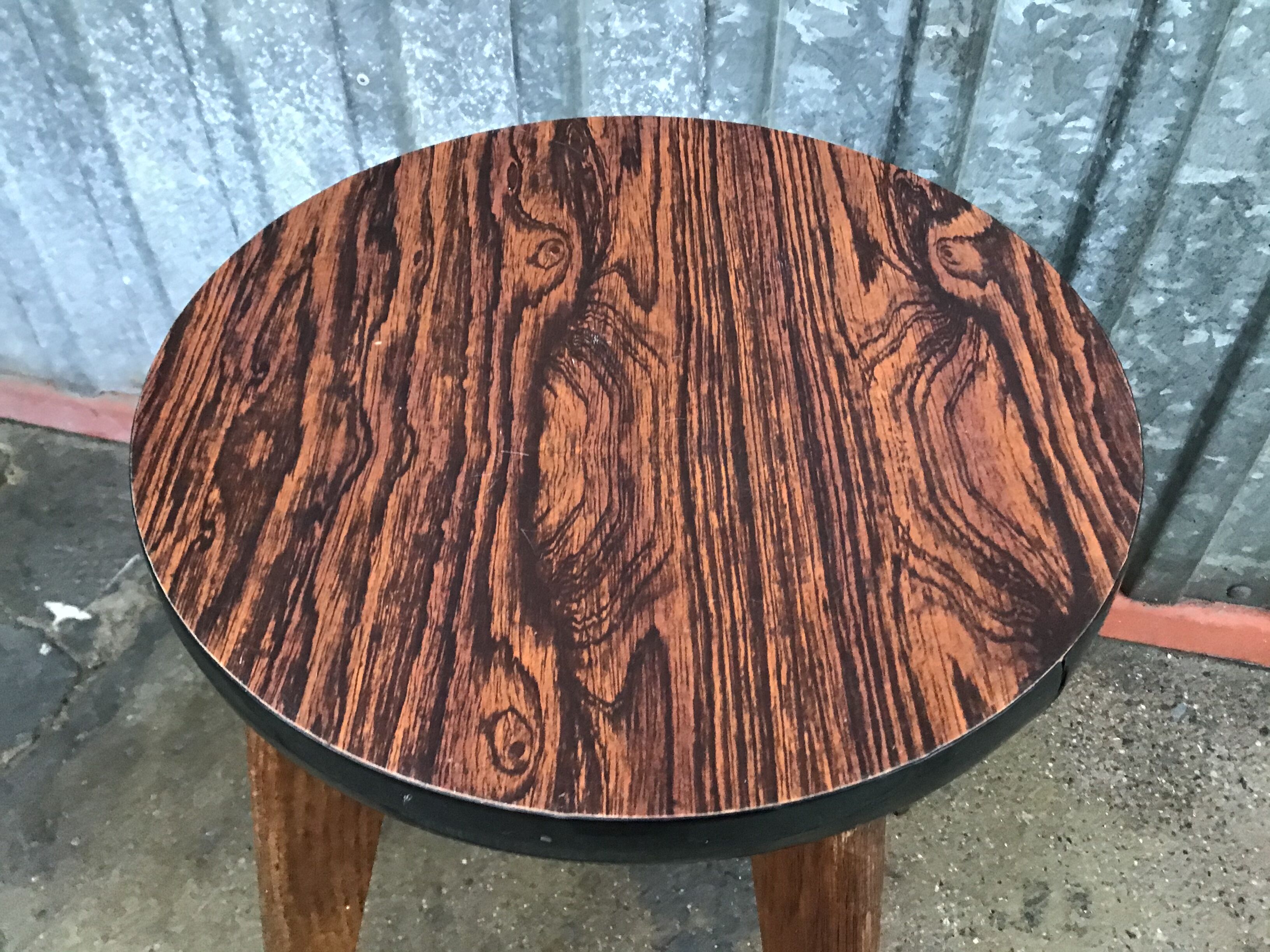 Small scandinavian vintage coffee table formica table