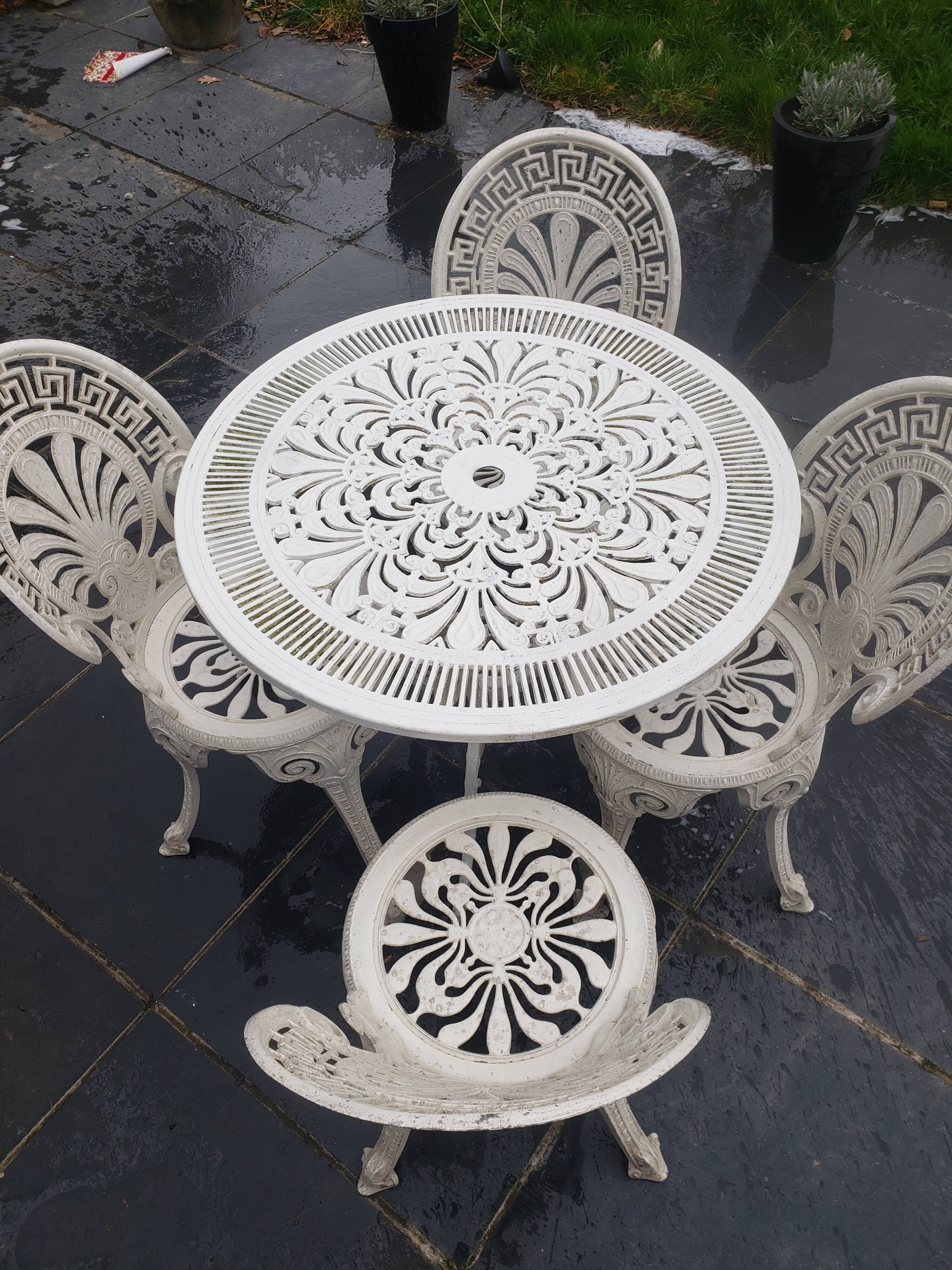 Antique garden furniture
