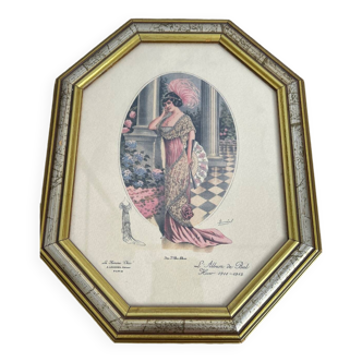 Fashion engraving frame 1911