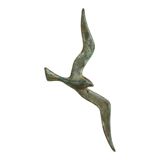Mid Century Brass Seagull Bird Wall Decoration 35cm