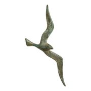Mid Century Brass Seagull Bird Wall Decoration 35cm