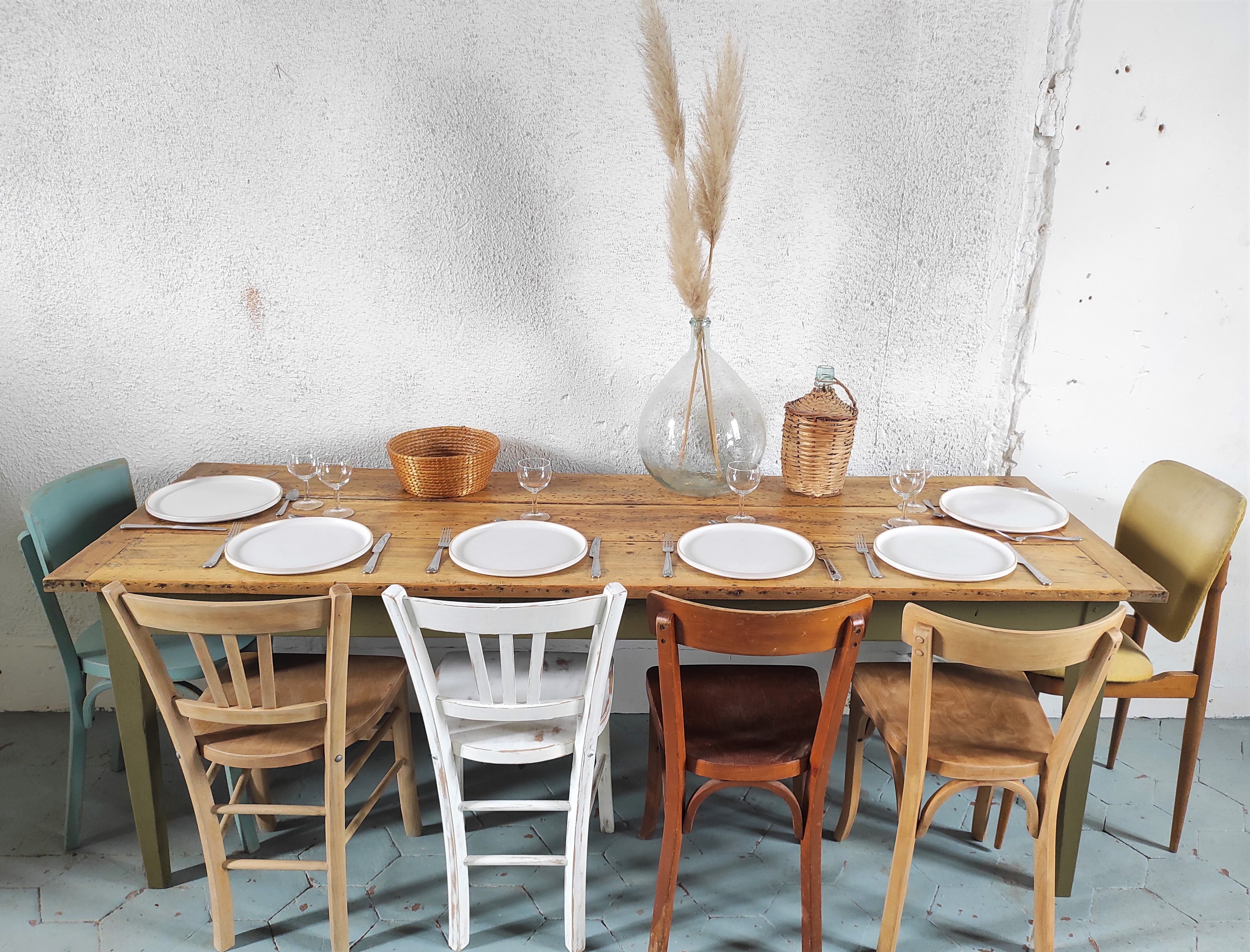 Table de ferme 210cm