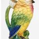 Pair of vintage ceramic cockatoo parrots – 40 cm