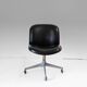 First Edition "Parioli"  Leather Office Chair by Ennio Fazioli for MIM Roma