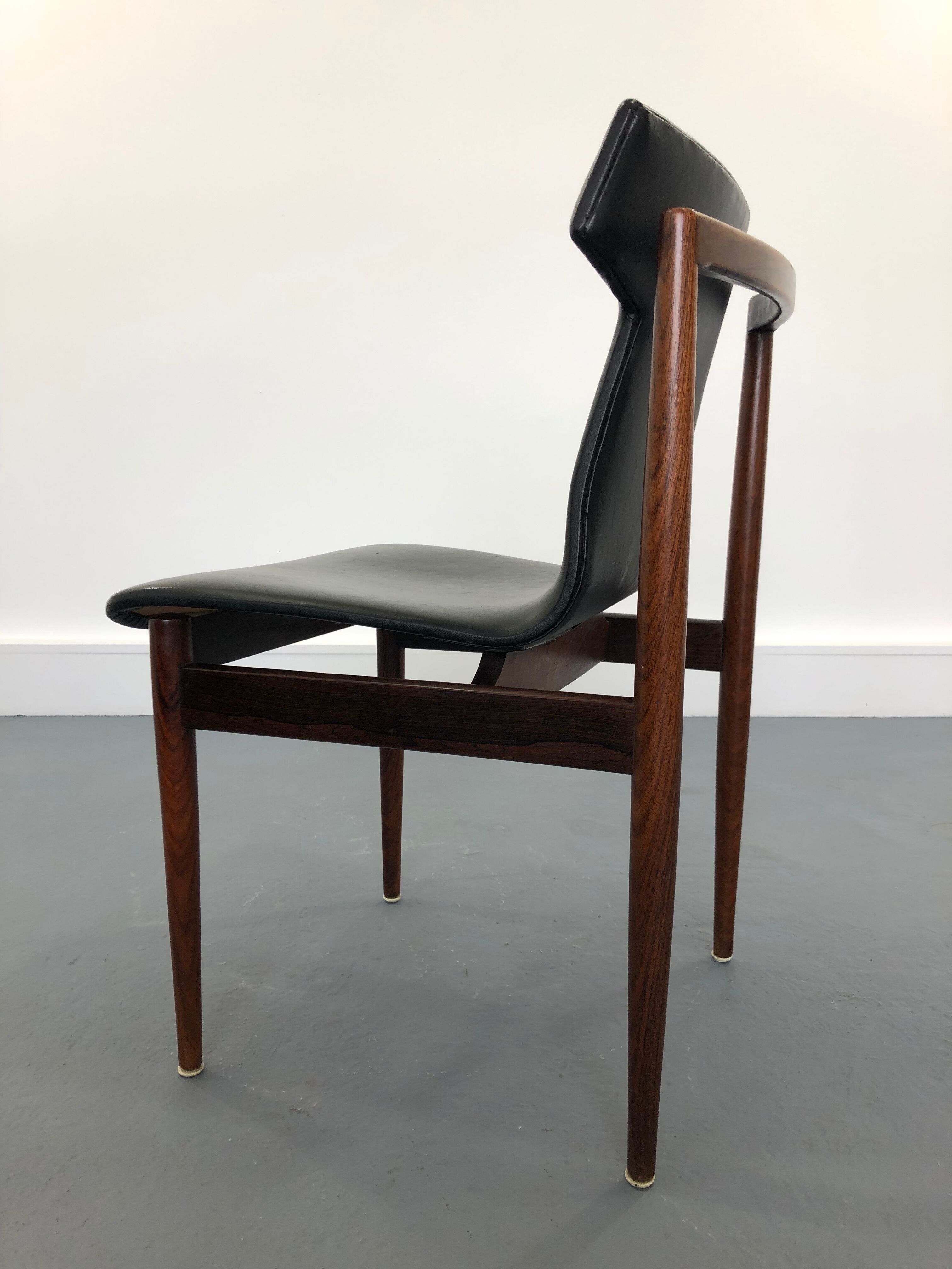 Rosewood Dining Chair by Inger Klingenberg for Fristho,  1960s,
