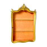 Vitrine murale de style Louis XV Rocaille Bois doré