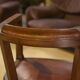 Fauteuil en chêne et skaï 1940’s