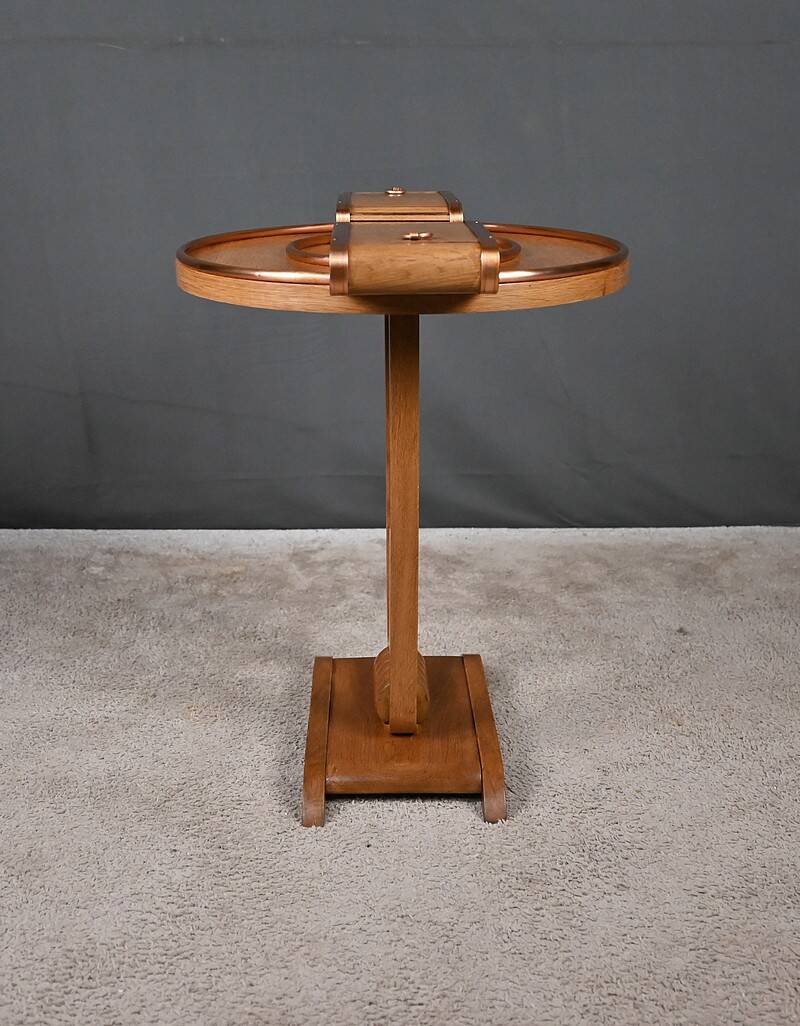 Small Oak Smoking Table, Art Deco period – 1930