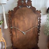 Vintage carved wooden mirror 110x58