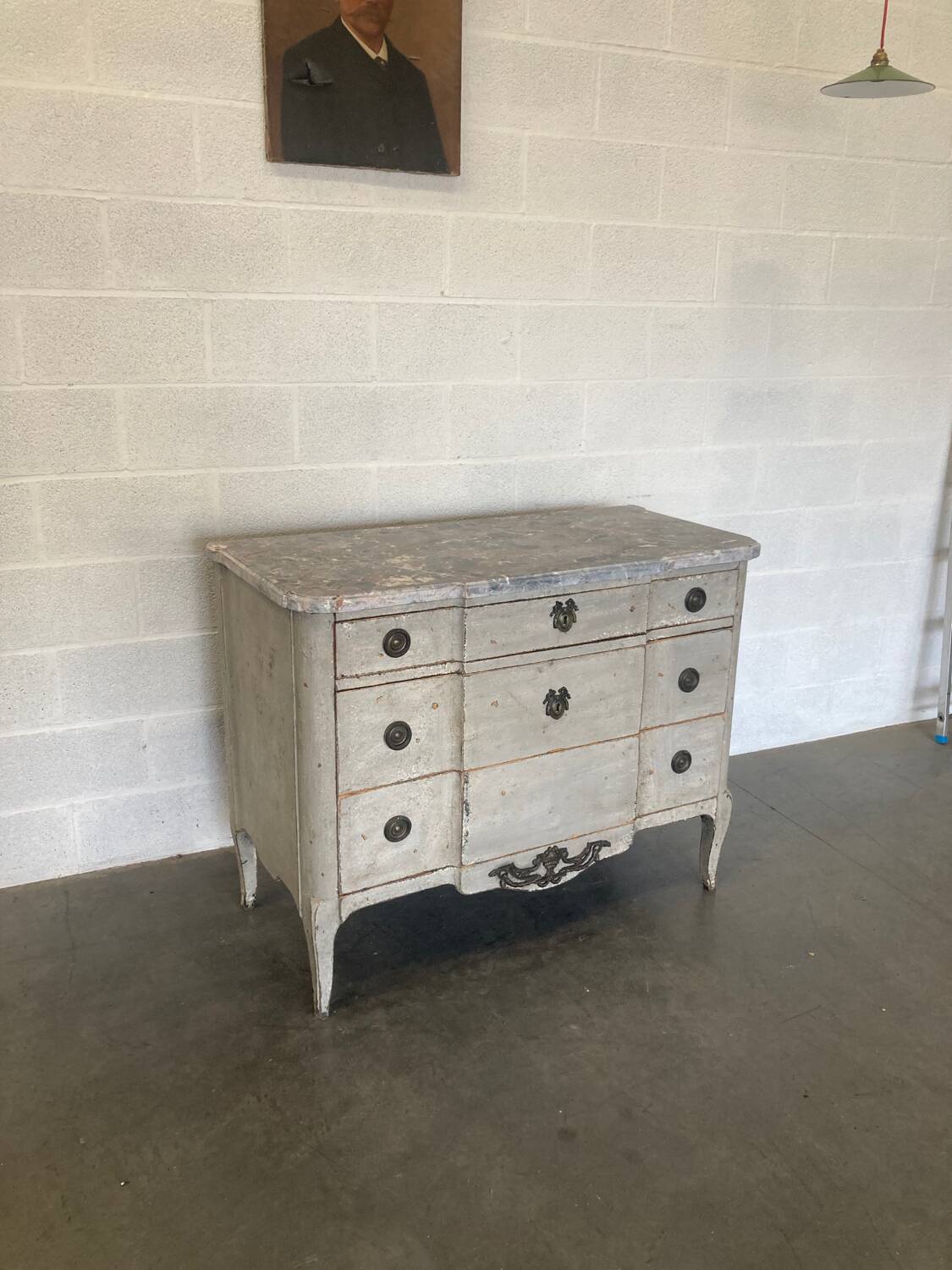 Old Louis XVI style chest of drawers