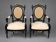 Paire de fauteuils Napoléon III.