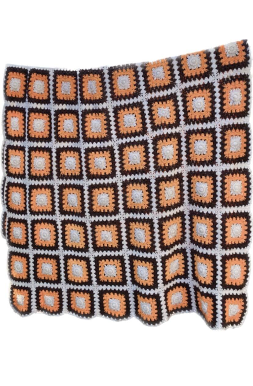 Granny square bedspread