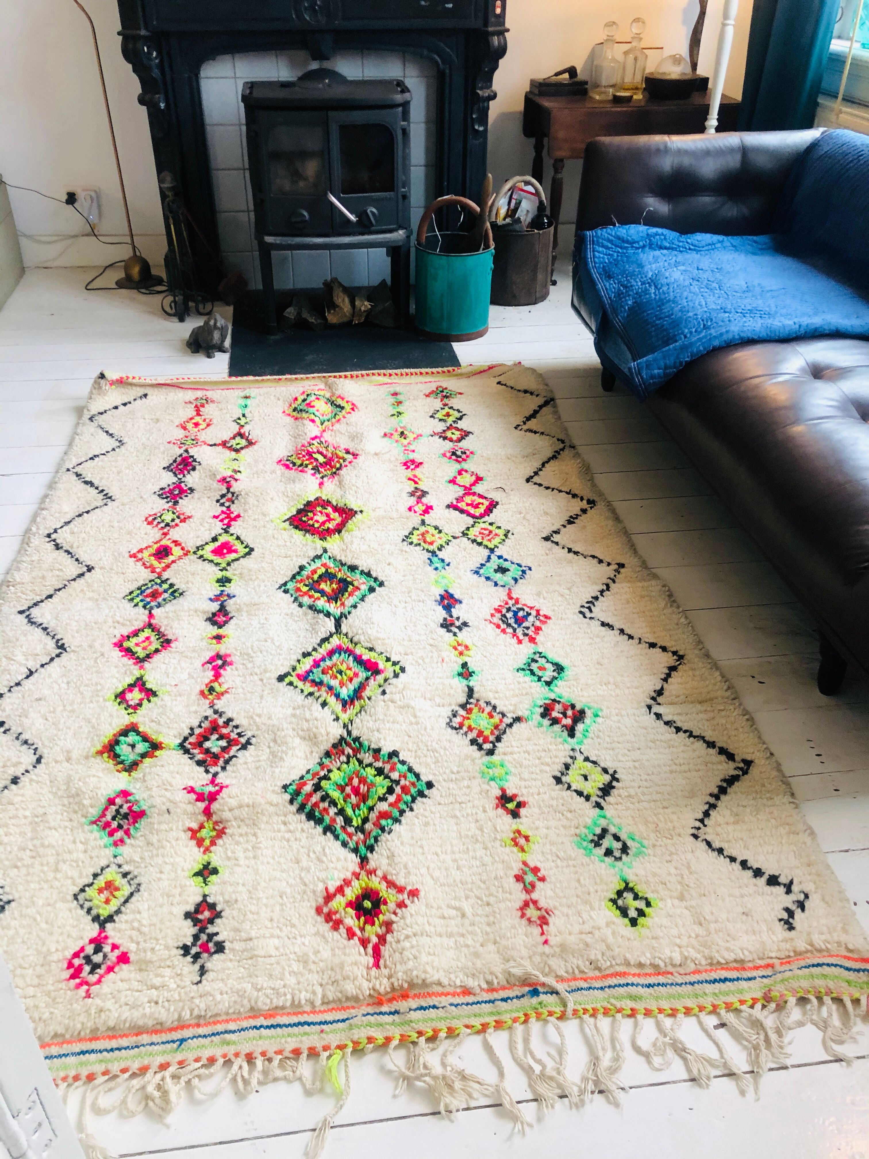 Berber carpet 100% wool - 150x235cm