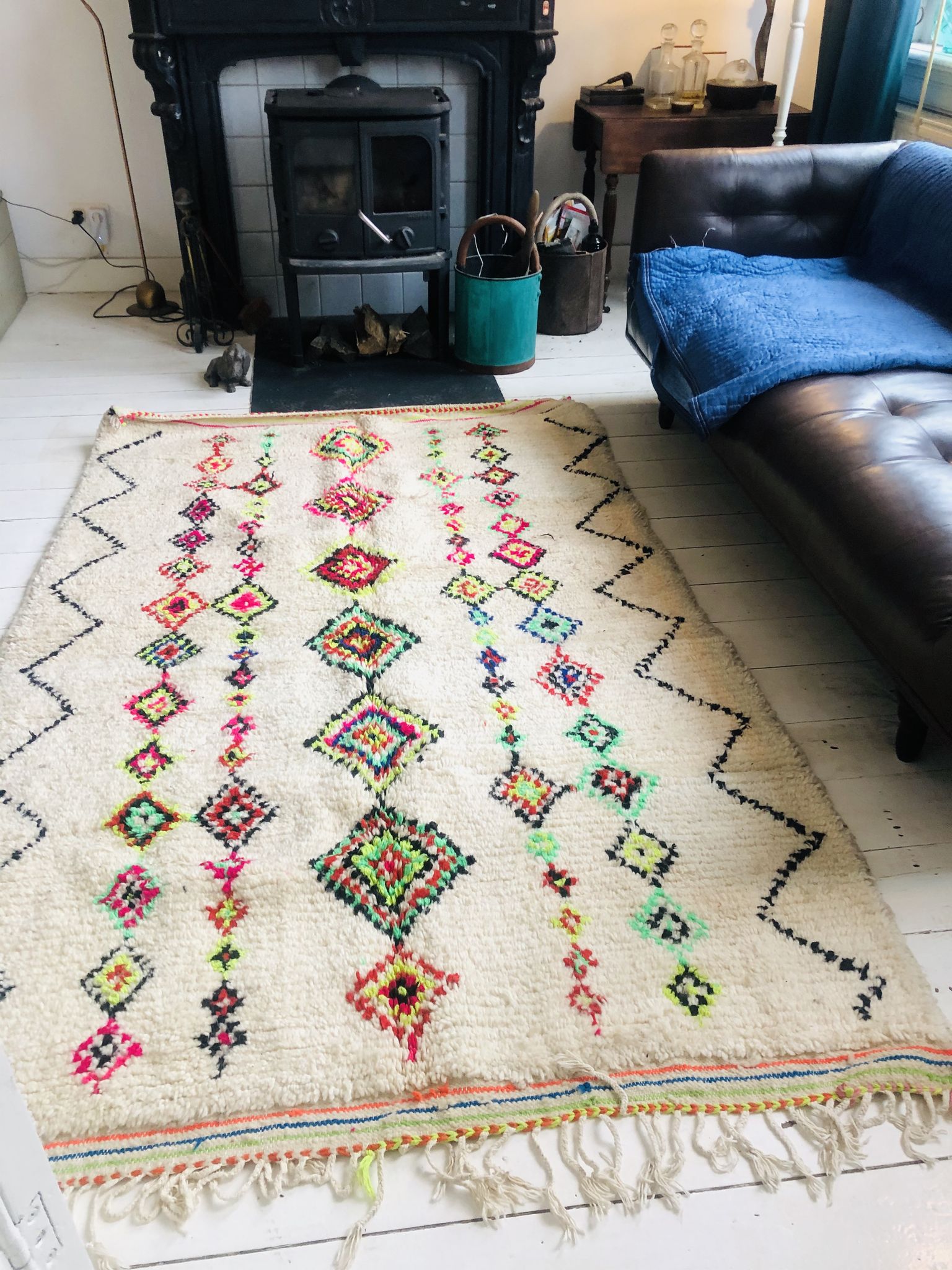 Berber carpet 100% wool - 150x235cm