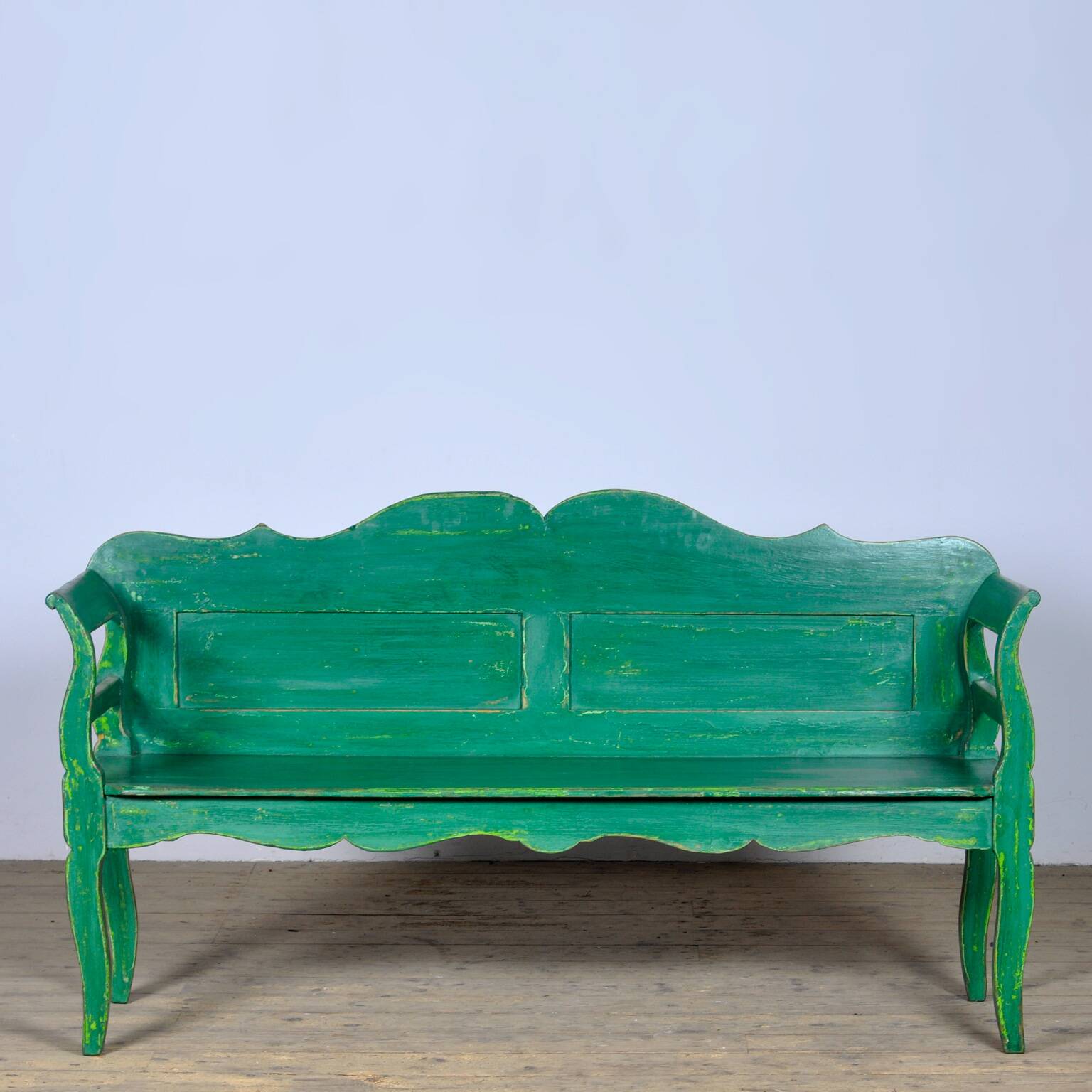 Antique Pine Bench, 1920s