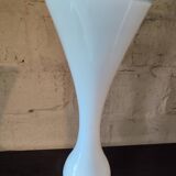 White Opaline Vase 1970s