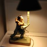 Lampe Arlequin-Pierrot art déco cubiste