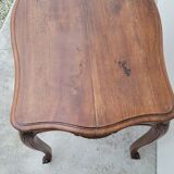 Louis XV style mid-style table in solid walnut