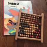 Old wooden schoolboy's boulier