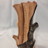 Trompe l'oeil vase signed Cerat