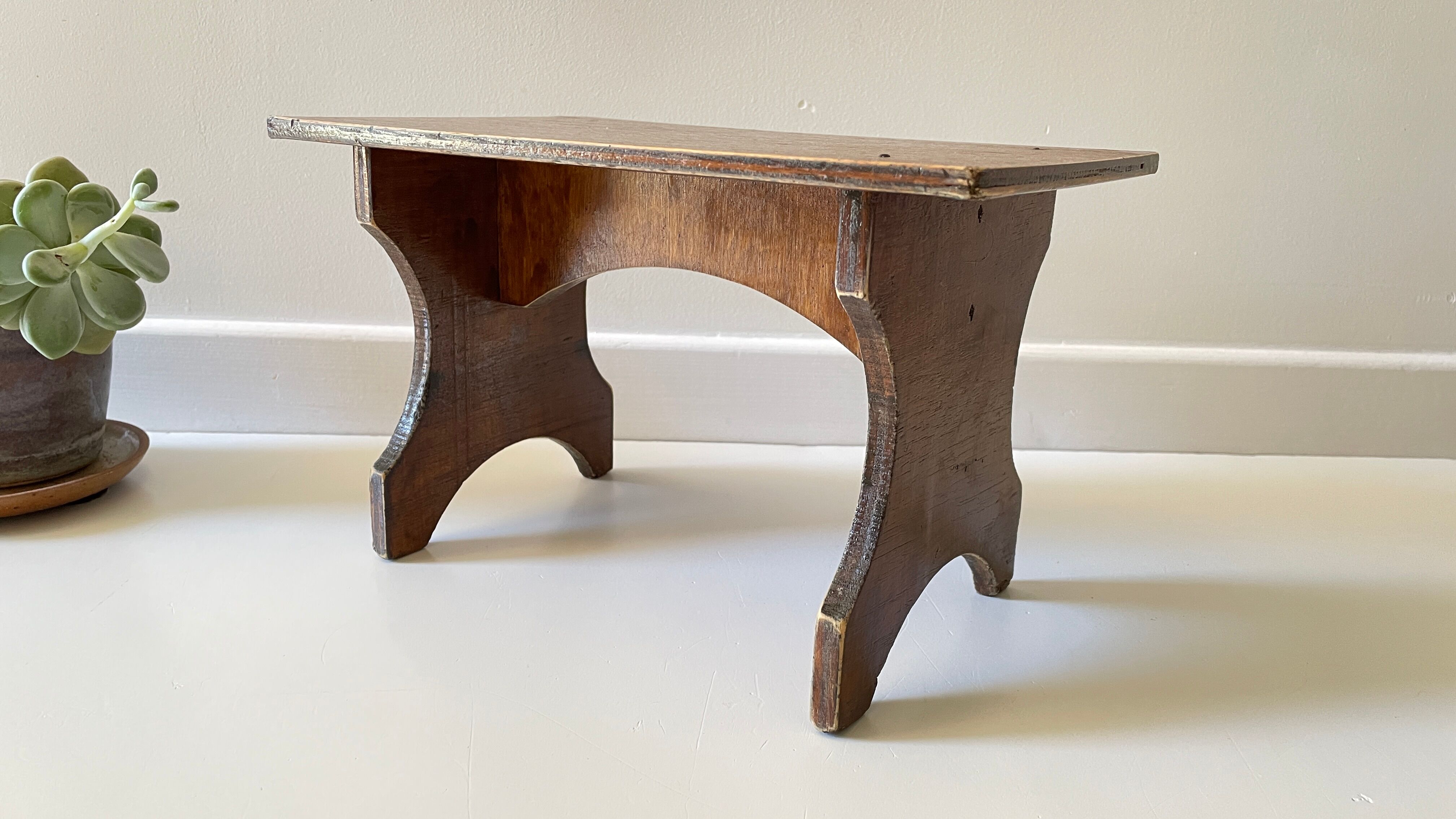 Vintage wooden stool