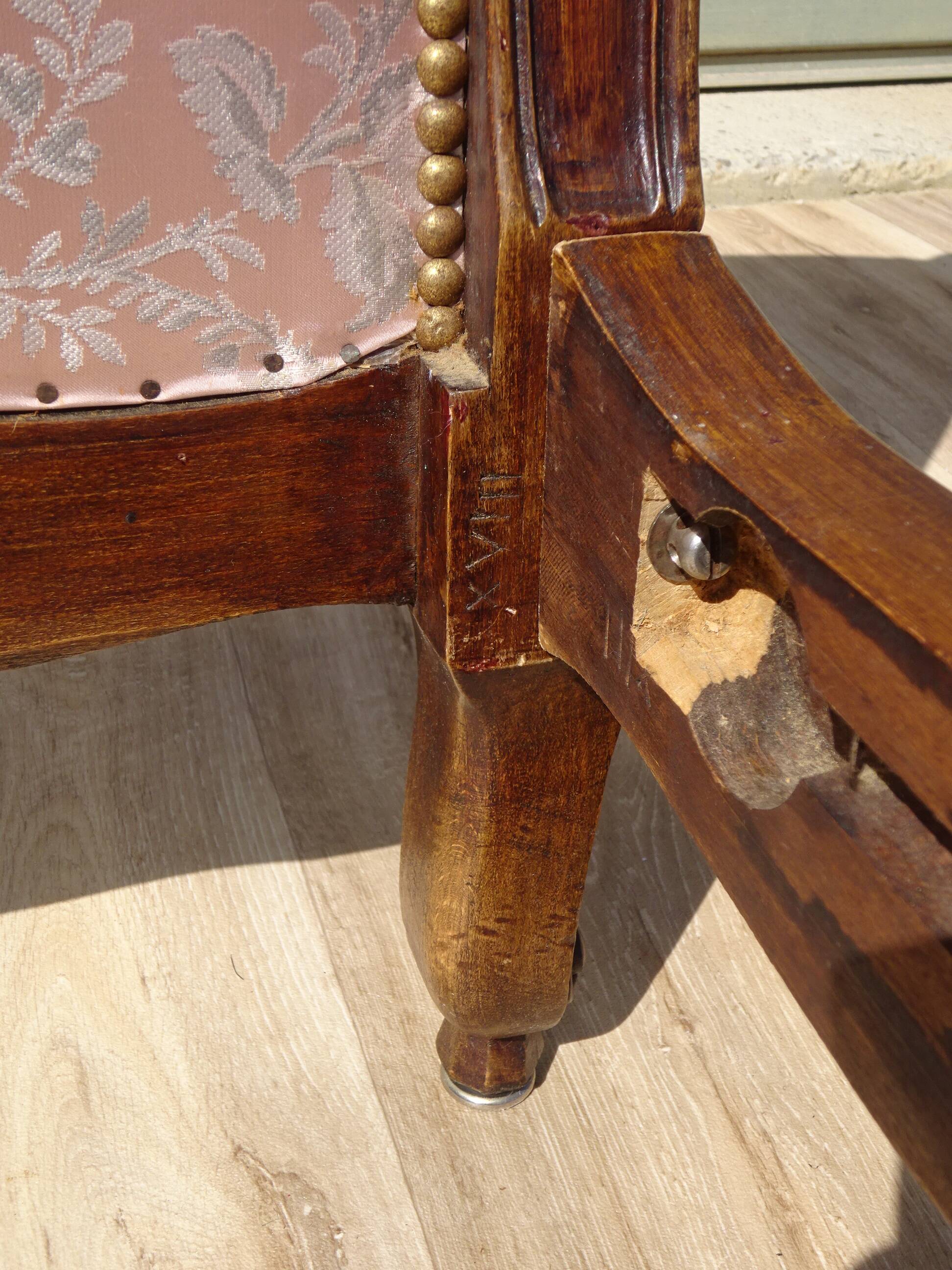 Louis XV style sofa bed