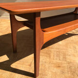 Teak coffee table, Scandinavian design from the 1960s