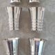 Silver metal cups