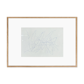 Drawing 21X29.7 made and signed by the Italian artist Maria Chiara Re. 2022.