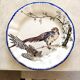 Service de table assiettes et plats Gien modèle grands oiseaux